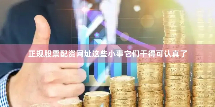 正规股票配资网址这些小事它们干得可认真了
