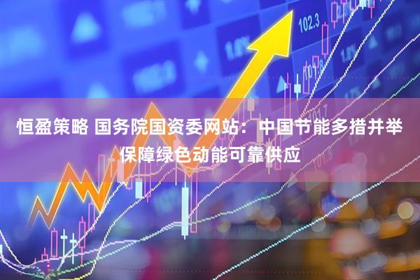 恒盈策略 国务院国资委网站：中国节能多措并举保障绿色动能可靠供应